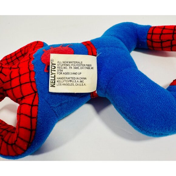 Marvel Spider-Man Superhero Plush With Suction Cups 1999  Kelly Toy 9” - Picture 10 of 10